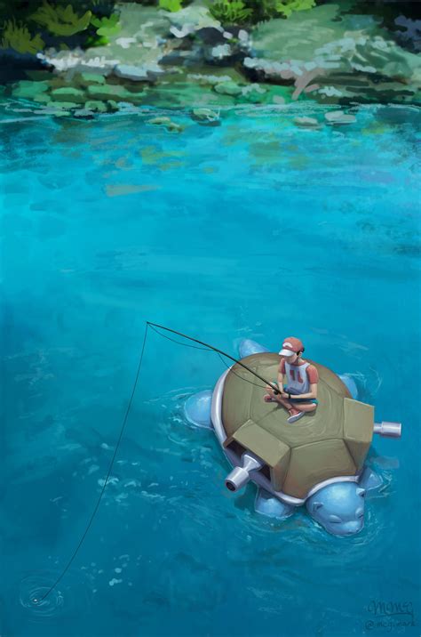 Fishing Trip (Blastoise Vore) by AmbipomNerd on DeviantArt.
